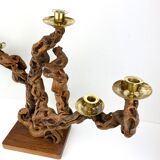 Chandelier in vine stock - for 5 candles