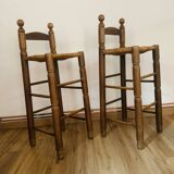 Pair of high stools