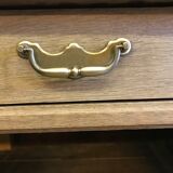 Parisian buffet made of raw wood