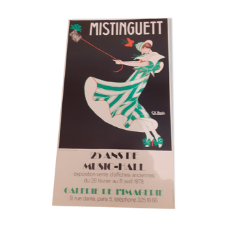 Poster Mistinguett, 25 years of music hall