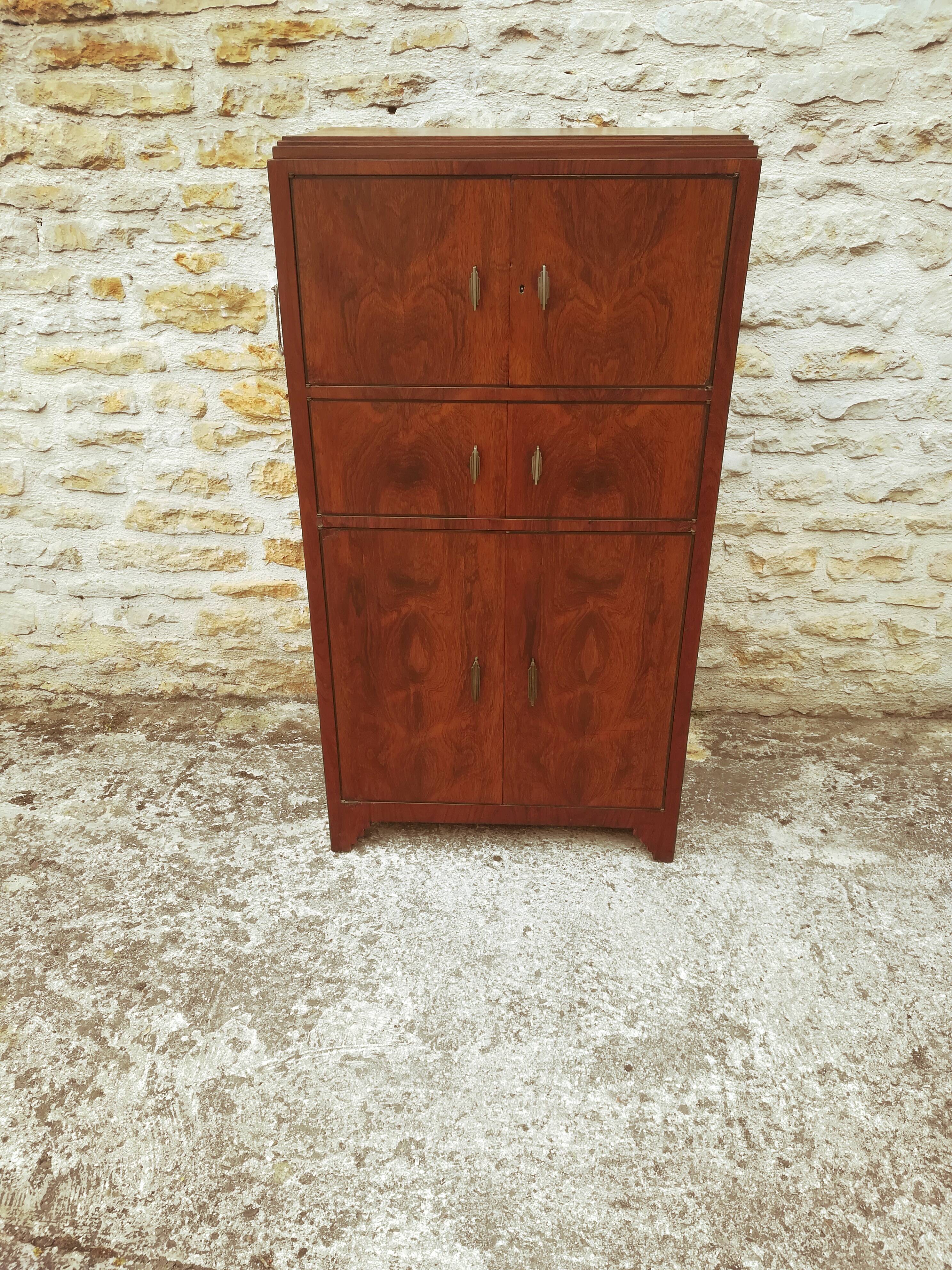 Art deco furniture with six doors