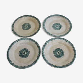 Set of 4 dessert plates