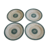 Set of 4 dessert plates