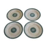 Set of 4 dessert plates