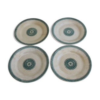 Set of 4 dessert plates