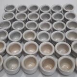 Set of 36 snail pots cups