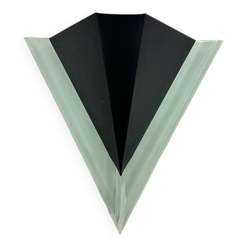 Massive Belgium post modern wall lamp , 1980s