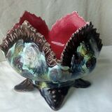 POT COVER IN SLURRY ART NOUVEAU ERA