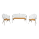 Victorian Style Coalbrookdale Garden Set – Bench and Two Armchairs, United Kingdom, 1950s, Set of 3