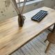Table de ferme travail pin 1950 220cm