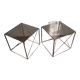 Tables d'appoint modèle "Isocèle" par Max Sauze