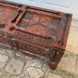 Set of Moroccan cedar wood chests