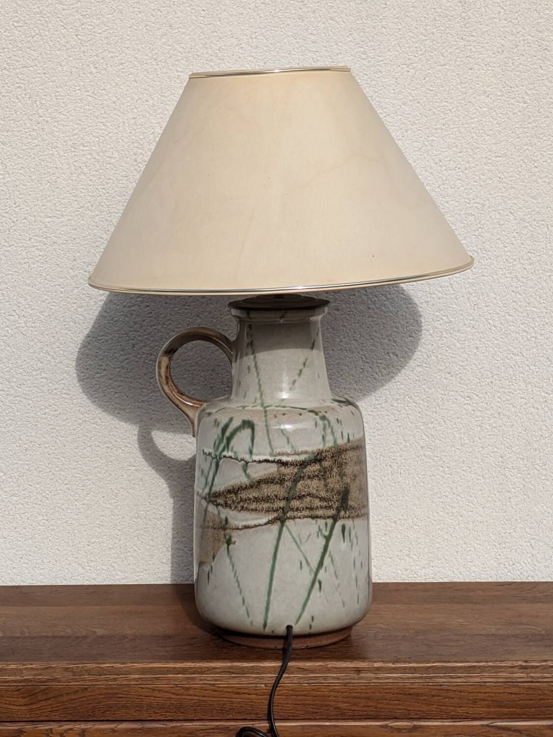 Vintage Ceramic Lamp, mid century Made in Germany