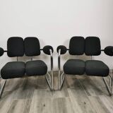 Mid-century restored armchairs