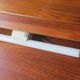 Pair of teak shelves with wall lights, Denmark 1960s