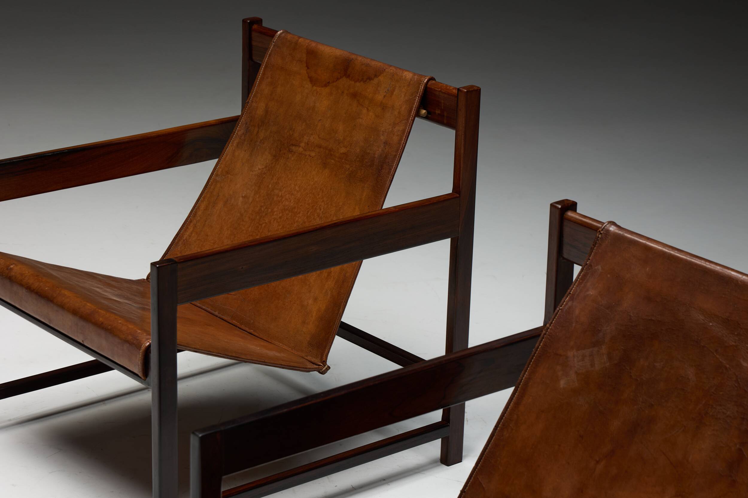Lia lounge chairs by Sergio Rodrigues, Brazil, 1962