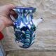Vintage blue ceramic jug