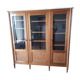 Louis XVI showcase cabinet 3 doors