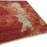 Handmade Tribal Decorative 168 cm x 236 cm Red Wool Carpet