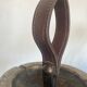 Bronze, steel and leather ashtray by JP Ryckaert, 1970 brutalist.