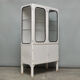 Vintage glass & iron medicine cabinet, 1970 s