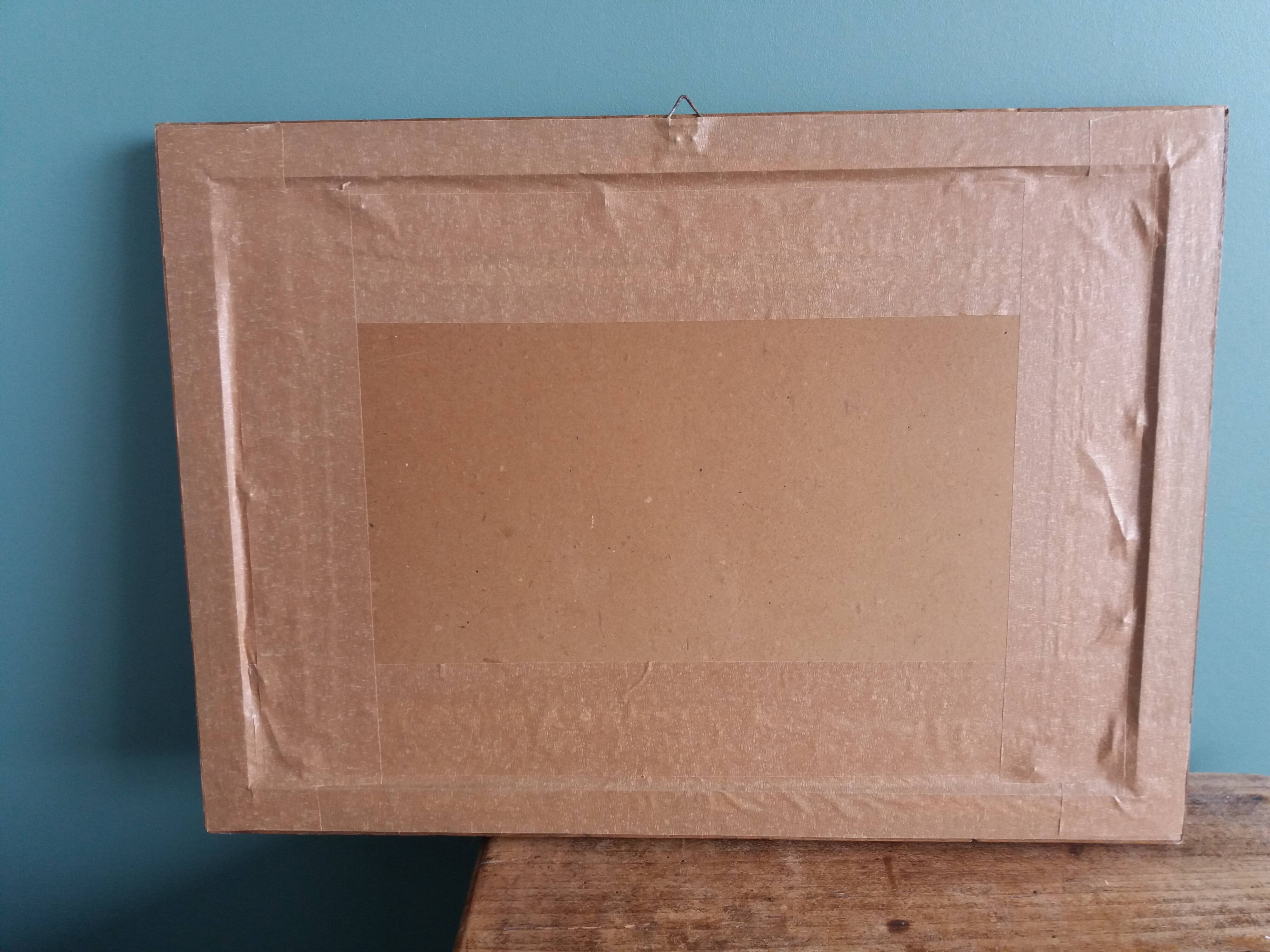 Watercolor signed Thinel, landscape, Marais Poitevin