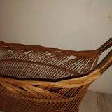 Vintage wicker basket
