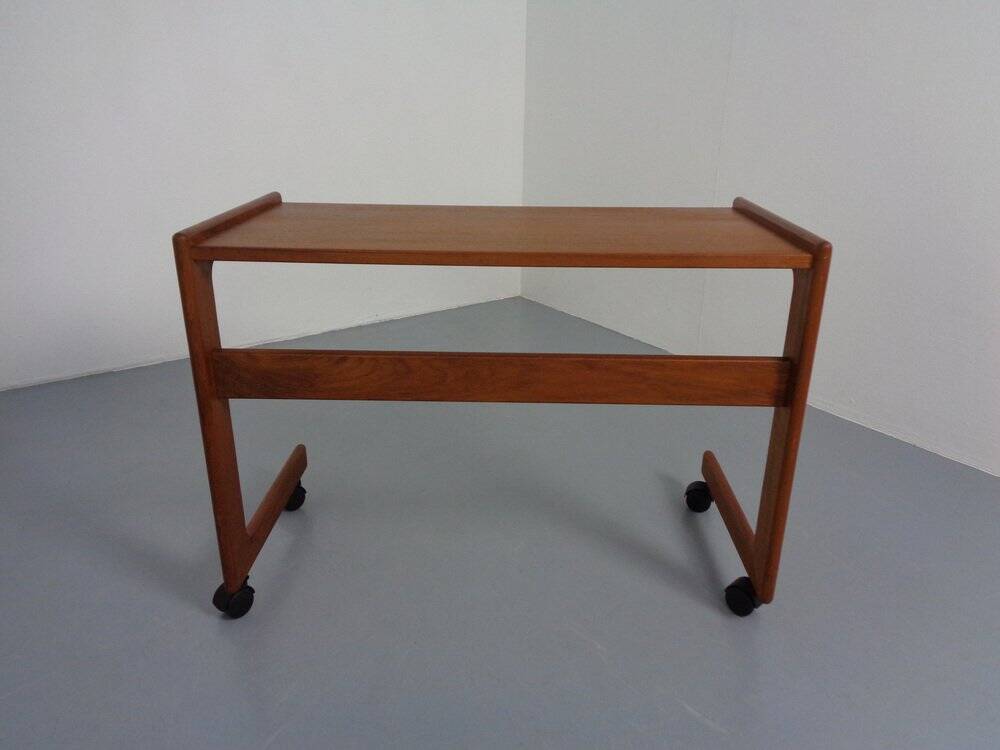 Teak Working Table, Denmark, 1960s