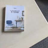 Vintage coffee table in travertine