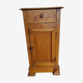 Wooden bedside table, 1 drawer