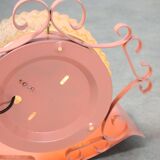 Mid-Century Intricate Italian Pink Wall Lamp, 1960s