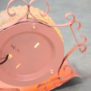 Mid-Century Intricate Italian Pink Wall Lamp, 1960s