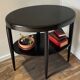 Gueridon console bois noir art déco