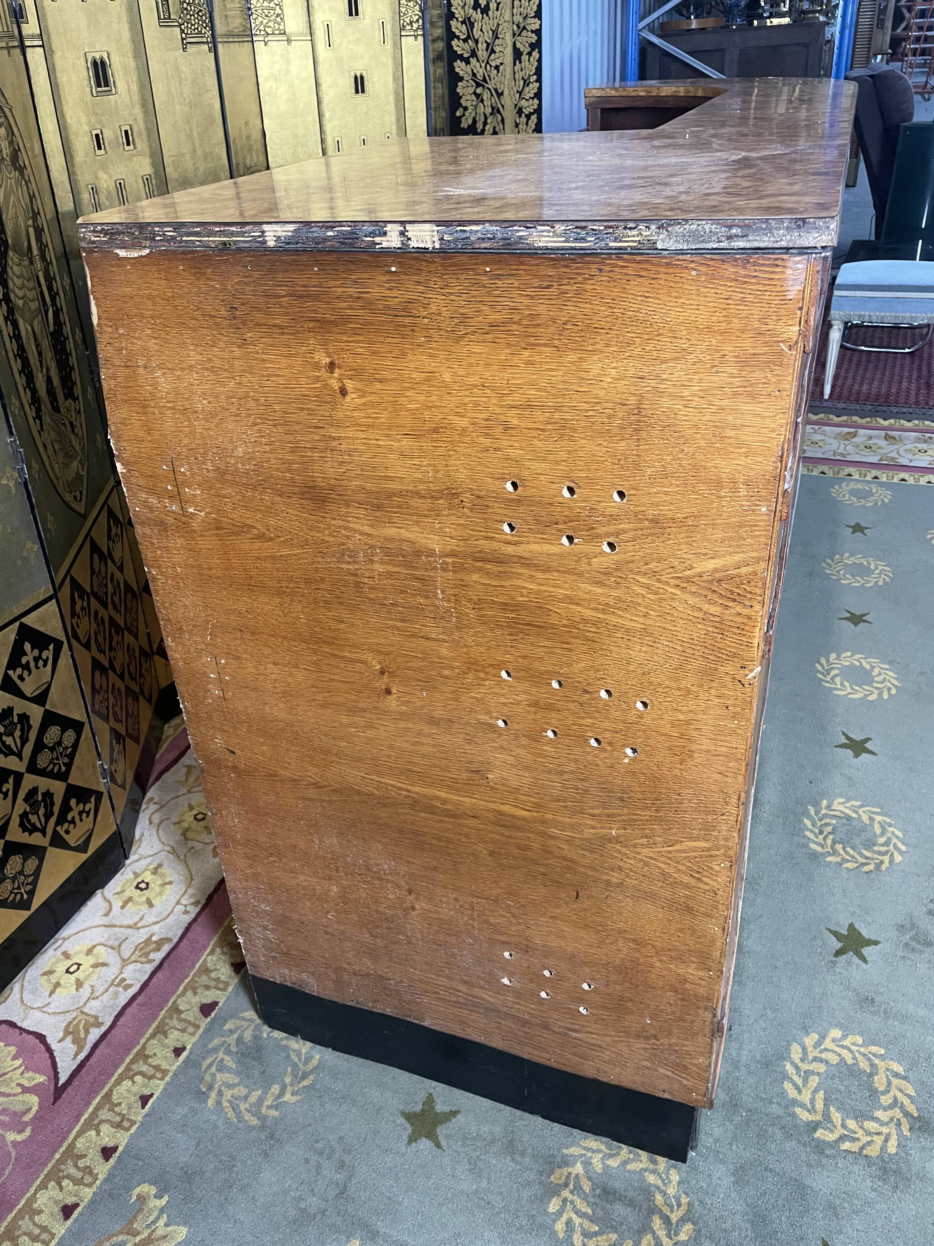 Oak bar counter 1960