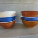 6 antique ear bowls Émile Henry