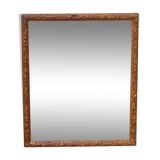Old mirror gilded wood late nineteenth