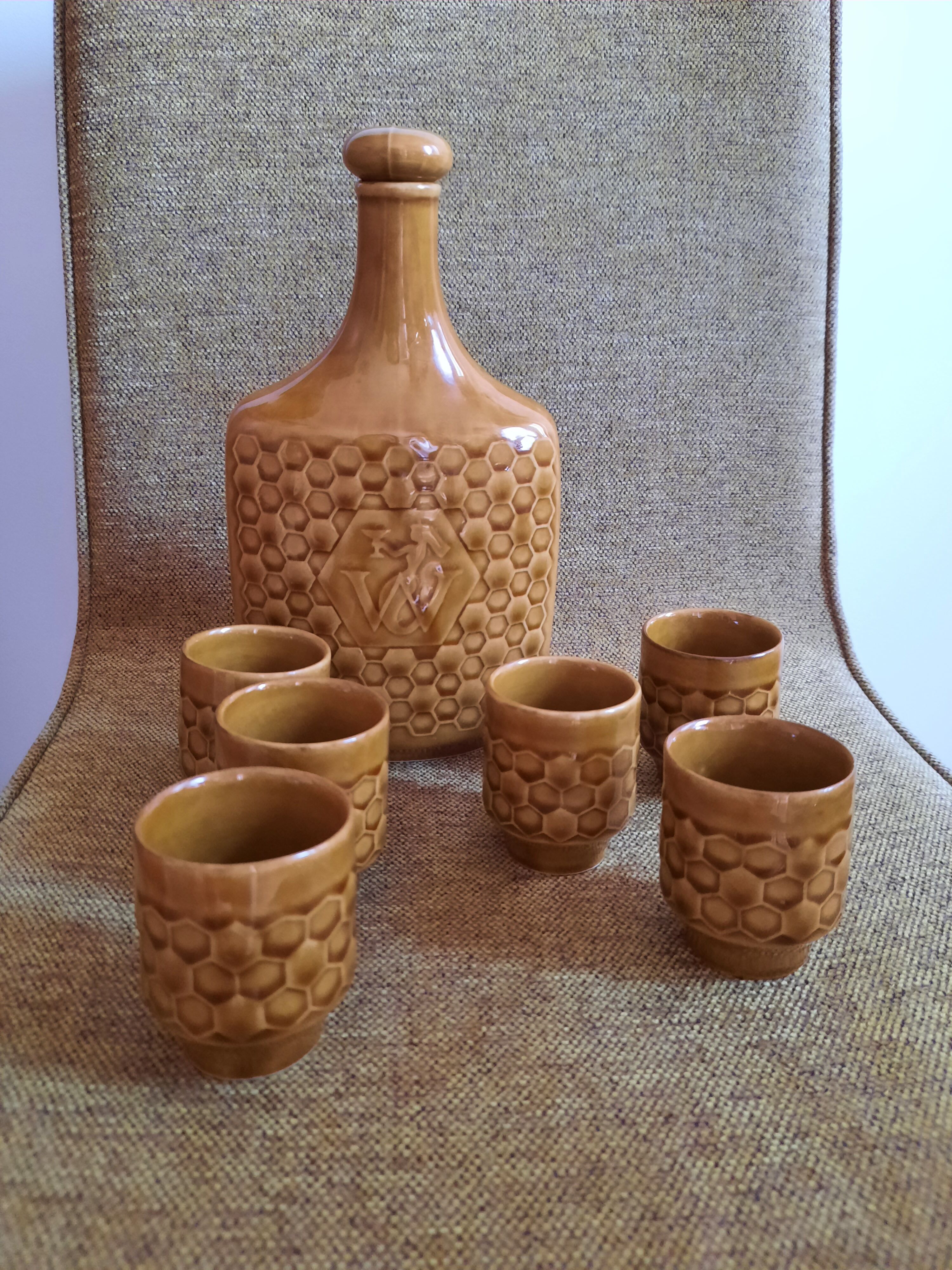 Vintage ceramic liquor set