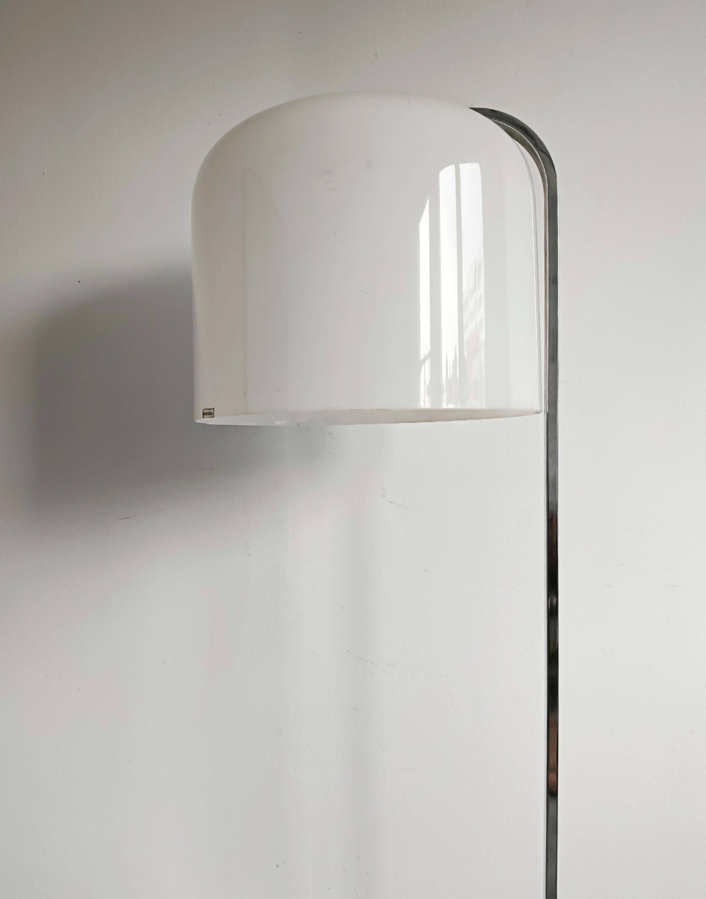 MCM Alvise floor lamp by Luigi Massoni for Guzzini 1960s
