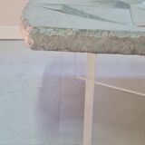 Travertine coffee table