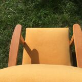 Vintage chair feet yellow compass - 60s