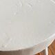Tabouret tripode bois blanc vintage