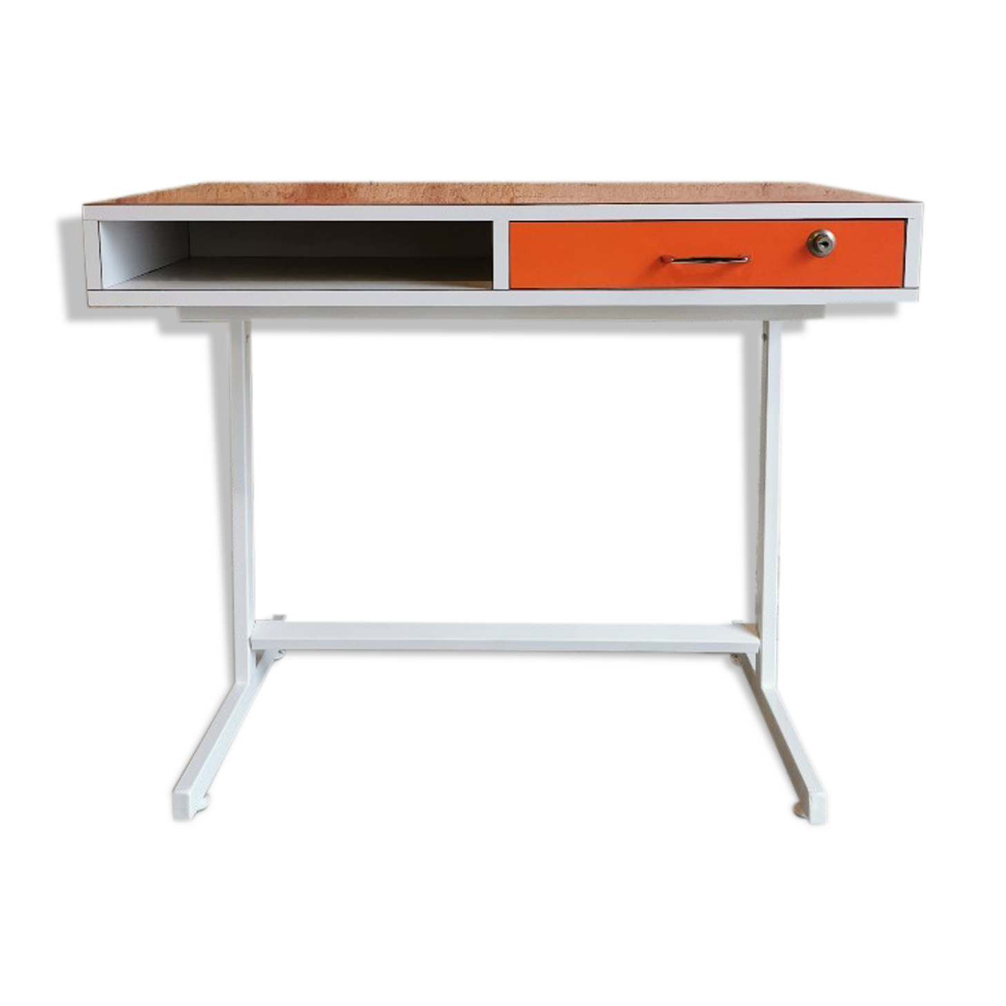 70s formica red child desk