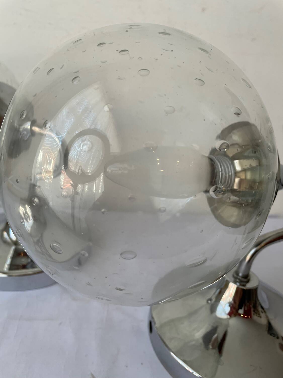 Pair of 60s/70s wall lights