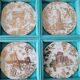 Tiffany & Co. – Set of 4 porcelain coasters – Collection - New
