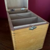 Wooden high box for grading