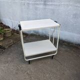 Folding rolling table, serving