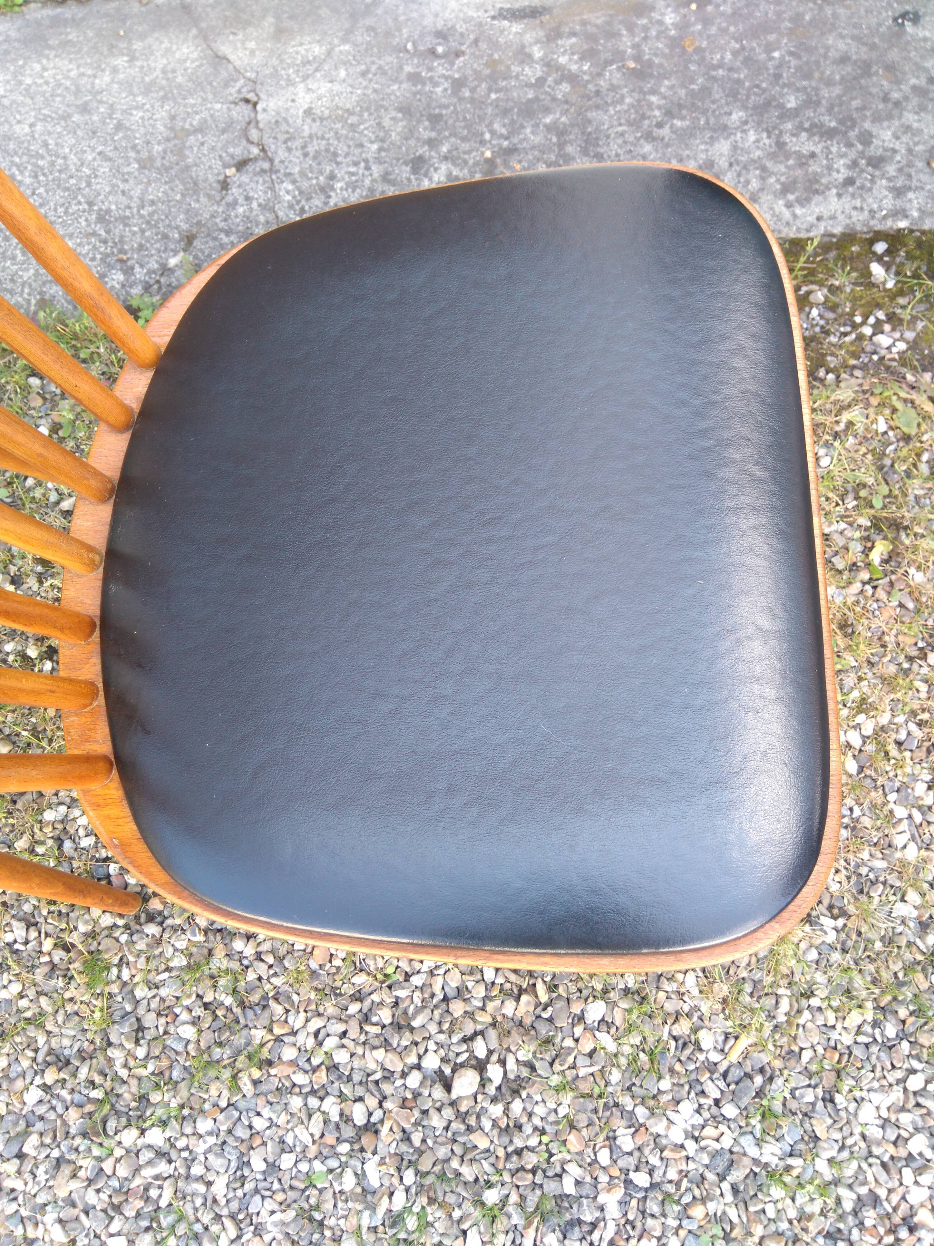 Series of 6 chairs bistrot menuet