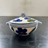 Porcelain candy dish with floral decoration