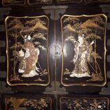 Japanese Lacquer and Shibayama Cabinet, Meiji Period Japan