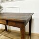 Vintage farmhouse table with drawer